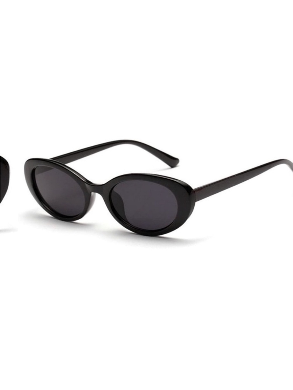 Black Oval Sunglasses NEW